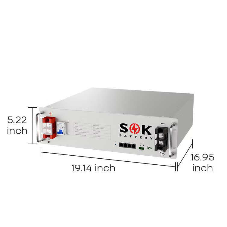 SOK SK48V100N | 48V100Ah Server Rack LiFePO4 Battery