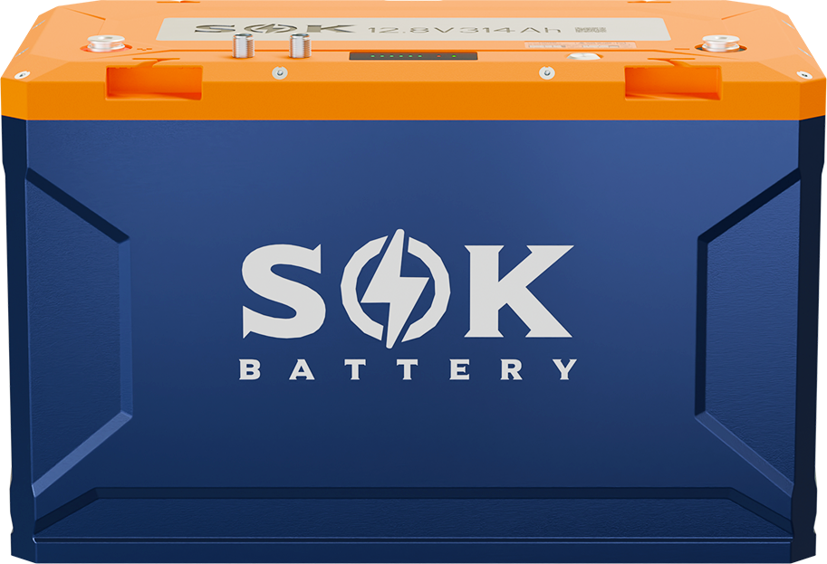 SOK SK12V314PH | 12V314Ah Battery,Built-in heater & Bluetooth,Victron CAN Comms