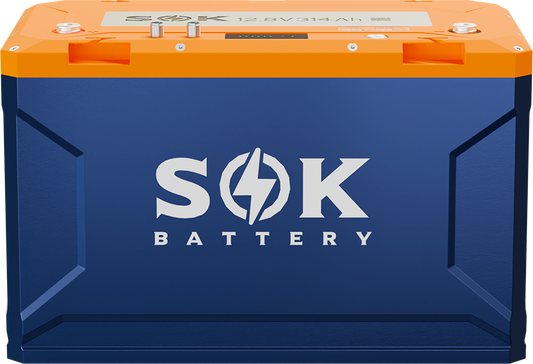 SOK SK12V314PH | 12V314Ah Battery,Built-in heater & Bluetooth,Victron CAN Comms